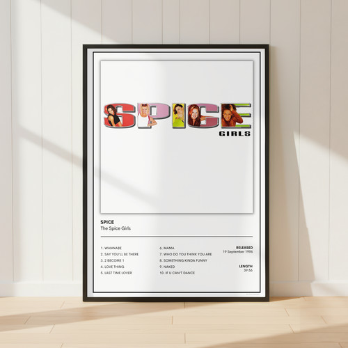 Spice girls album print - spice,